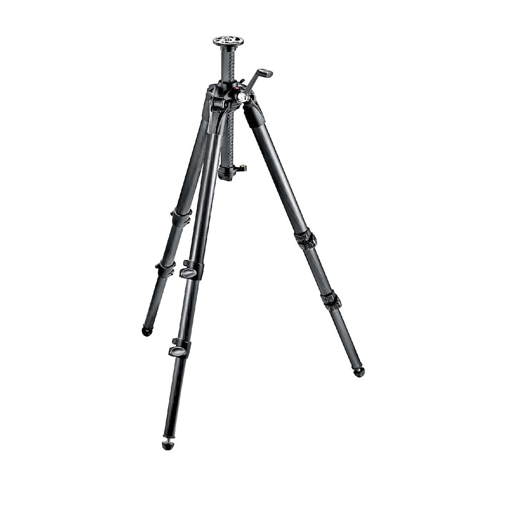 Manfrotto 057 Carbon Stativ mit Kurbelsäule, 3 Segmente