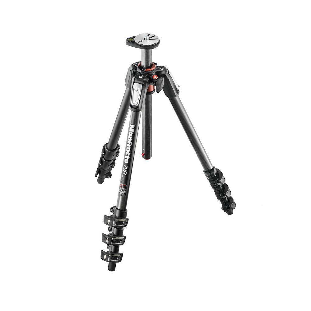 Manfrotto 190 Carbon Stativ QPL, 4 Segmente