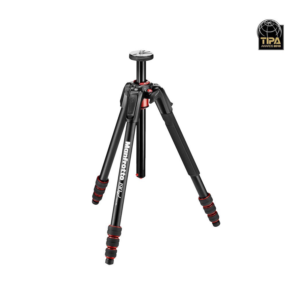 Manfrotto 190go! Alu Stativ Twist, 4 Segmente