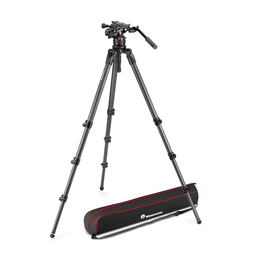 Manfrotto Nitrotech 612 Carbon Video-Stativ