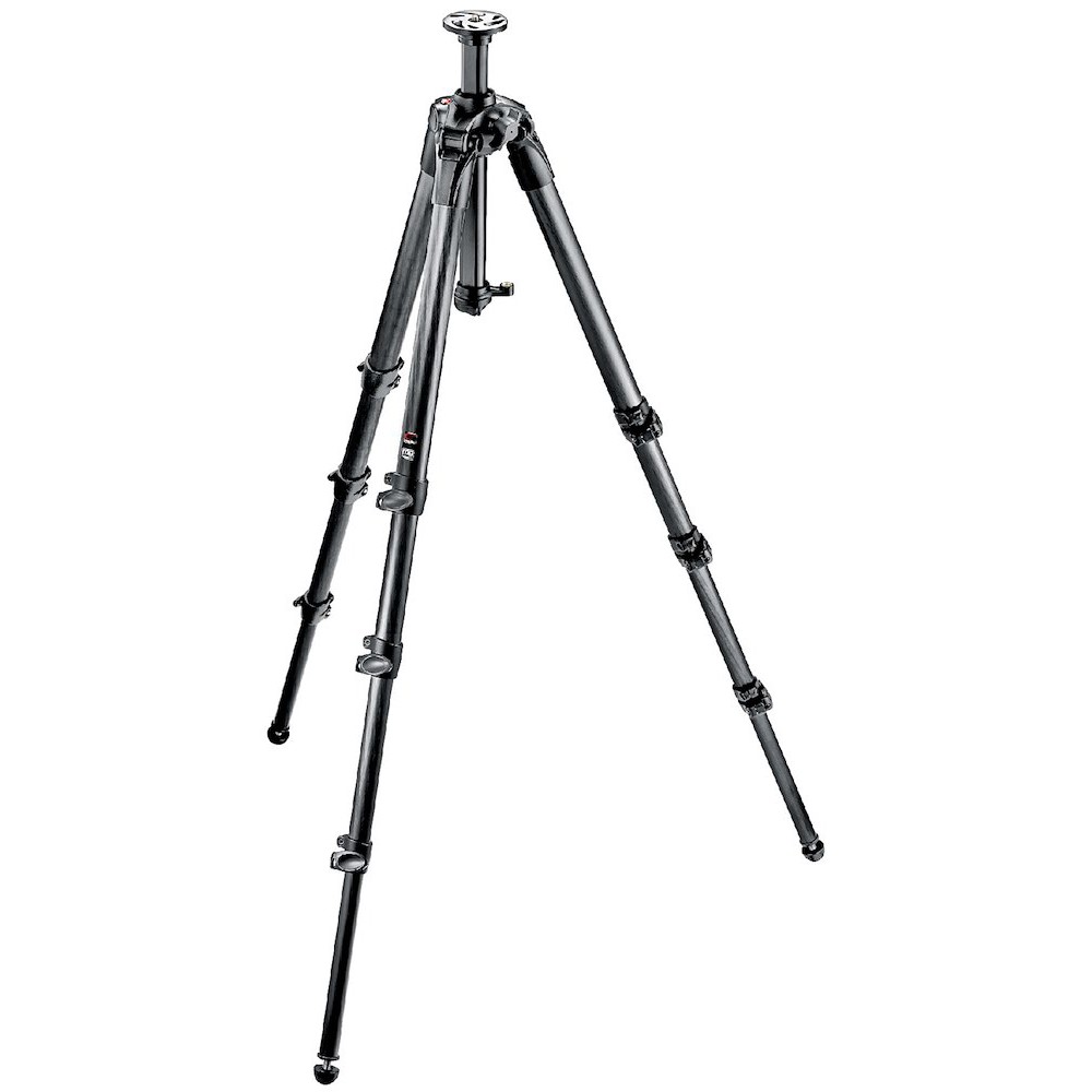 Manfrotto 057 Carbon Stativ mit Schnellsäule, 4 Segmente