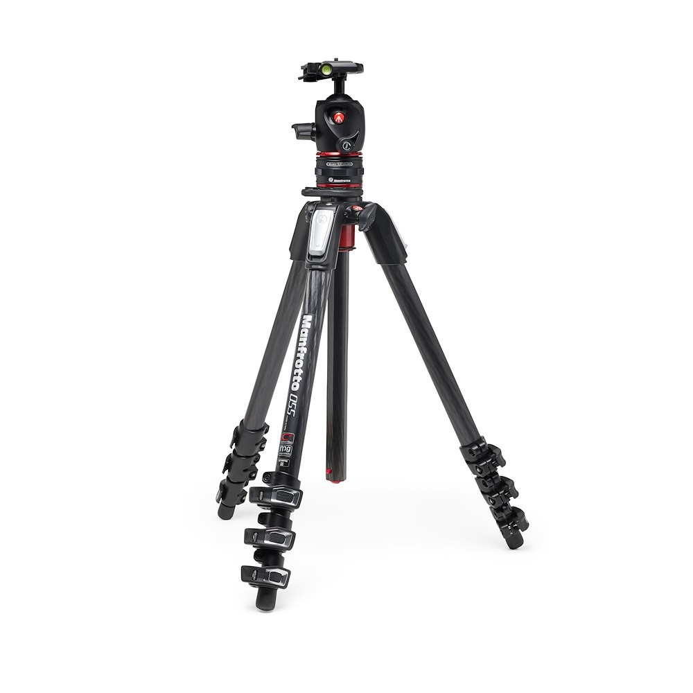 Manfrotto 055 Carbon 4-Section Tripod with XPRO Ball Head + MOVE