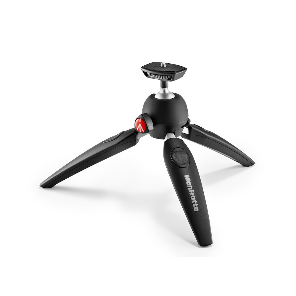 Manfrotto PIXI EVO Mini-Stativ mit 2 Segmenten, schwarz