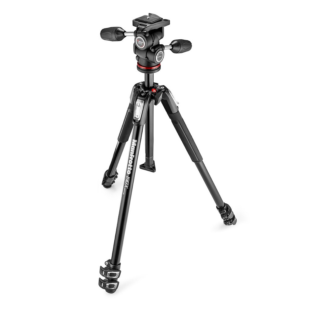 Manfrotto 190X Tripod with 804 3-Way Head and Quick Release Plate
