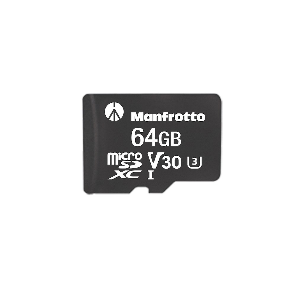 Manfrotto Profi Micro SDXC Speicherkarte mit 64GB, UHS-I, V30, U3