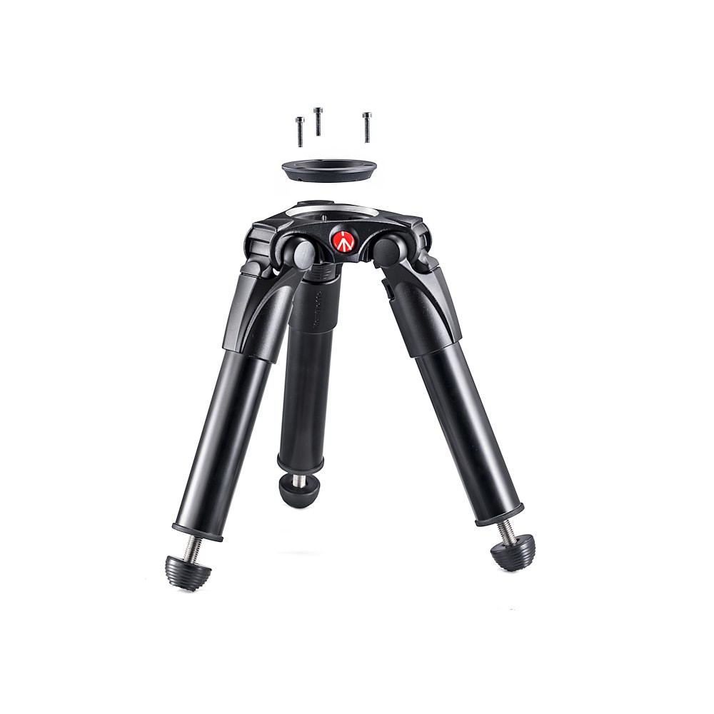 Manfrotto Alu Video-Ministativ HI-HAT mit 75-60 mm Halbschale