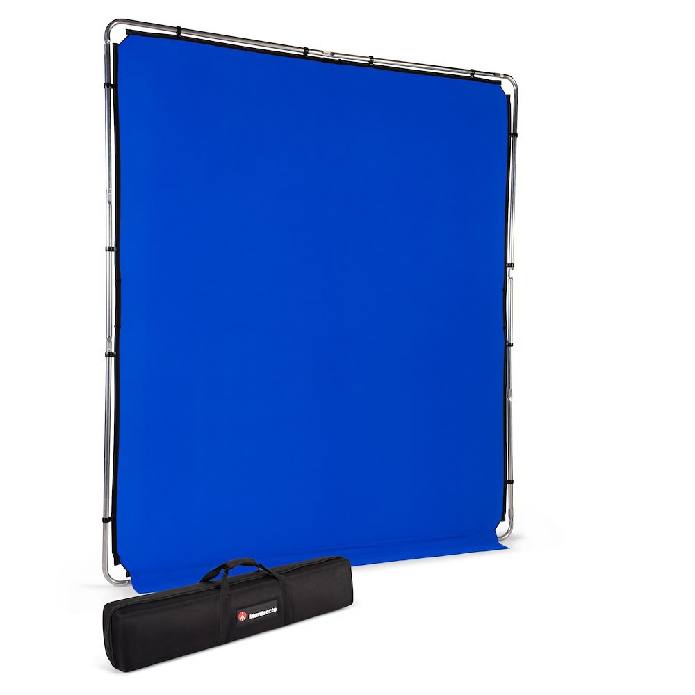 Manfrotto EzyFrame Hintergrund 2 m x 2,3 m Chromakey Blau