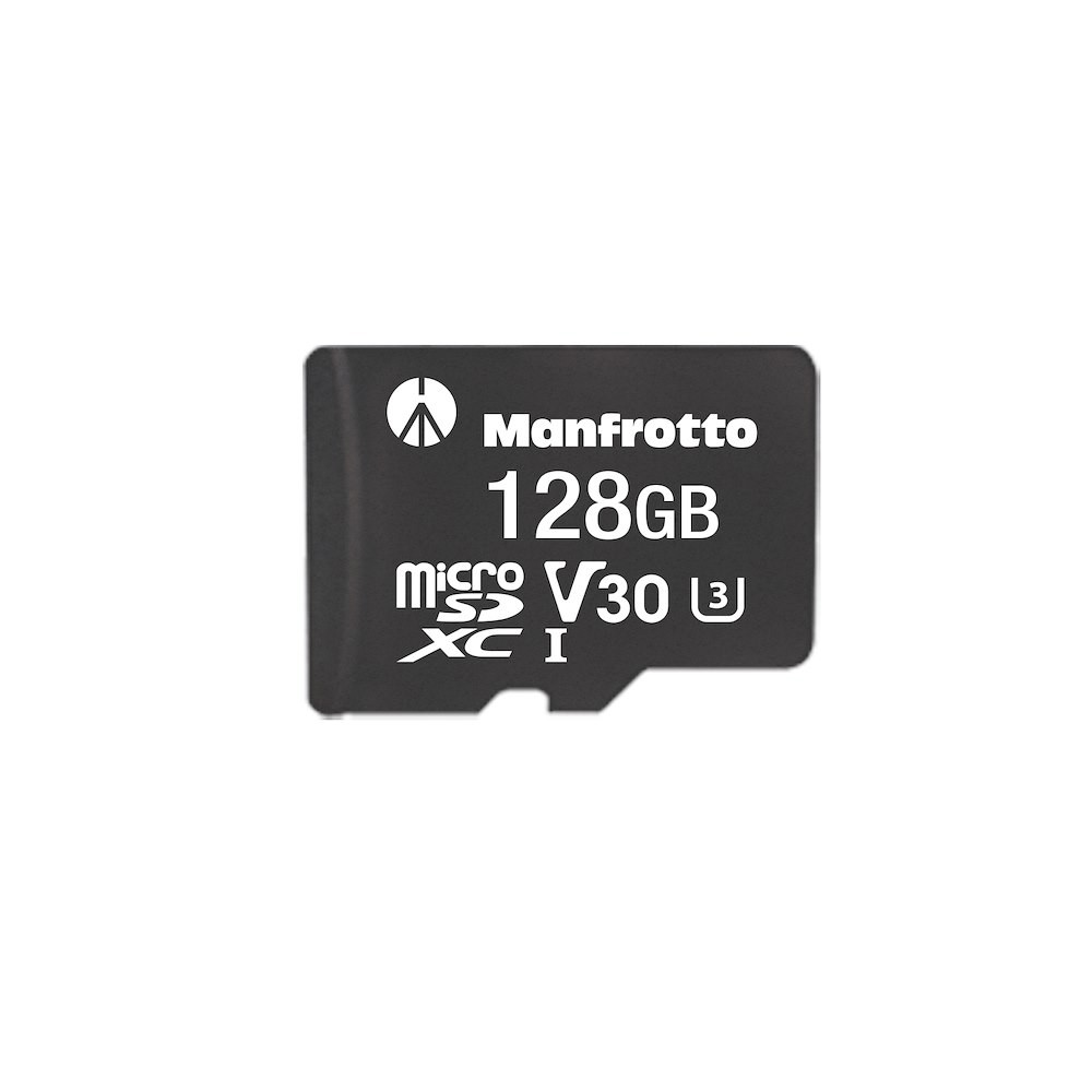 Manfrotto Profi Micro SDXC Speicherkarte mit 128GB, UHS-I, V30, U3