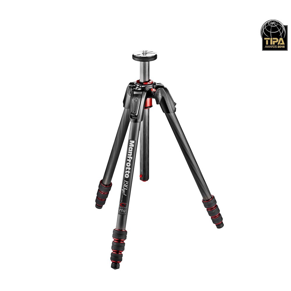 Manfrotto 190go! Carbon Stativ Twist, 4 Segmente