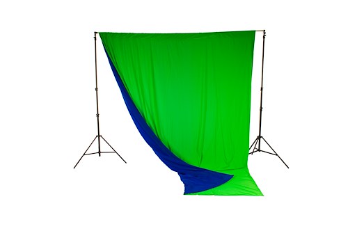 Chromakey Curtain Reversible 3 x 3.5m Blue/Green